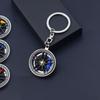 Rotatable Wheel Hub&Brake Keychain 3D Car Accessories Keychain Wheel Hub Key Chain  Girls Boys