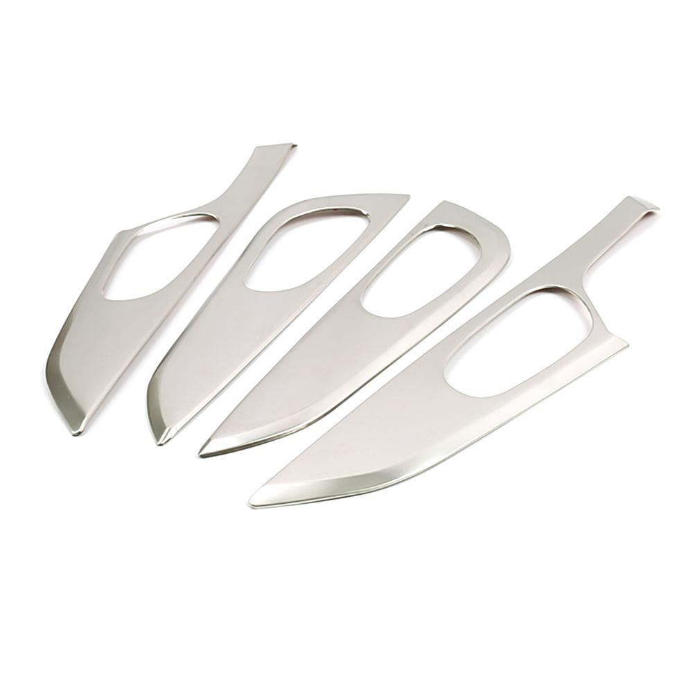 Для Nissan Qashqai J11 2014 внутренняя часть автомобиля ремонт внутренней дверной ручки рама отделка автоаксессуары из нержавеющей стали