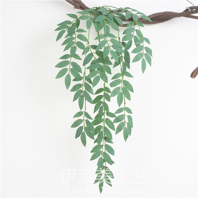 Forest Theme Artificial Plant Wall Decorative With Hanging Vines For Home Events