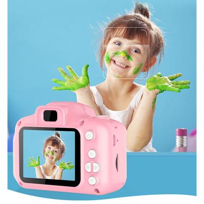 1 шт. IPS 2,0 дюйма 1080P Детская цифровая камера розовая Встроенные игры для детей подарок
