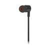 JBL T210 Wired In-Ear Earphones with Mic, Black (JBLT210BLK)