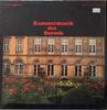 LP Record VARIOUS - Kammermusik Des Barock BM30SL4109 MUSICAPHON Germany Classical Used
