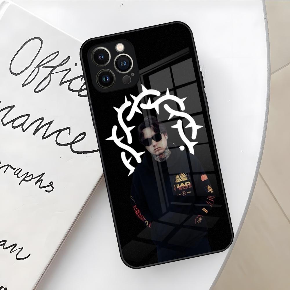 Чехол для телефона с дизайном 'Плохие предзнаменования' для Iphone 17 16 Air 15 14 12 11 13 Pro Max Mini X Xr Xs Se Puls стеклянная крышка