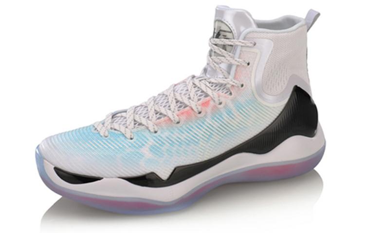 Li Ning YuShuai 11 Готовы к игре Нескользящие Износостойкие Высокие Баскетбольные Кроссовки Мужские Медовый Персик ABAM023-5