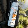 1PC Stacked Hugging Cats 750ml Color Plastic Sports Water Bottle Leakproof Flip Straw Lid Suitable for Sports Office Home Use