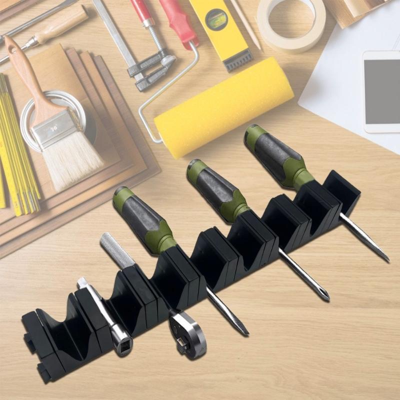 Magnetic Screwdriver Organizer Rack Heavy Duty Screwdriver Holder Organizer Tool Holder Storage Holder for Screwdrivers