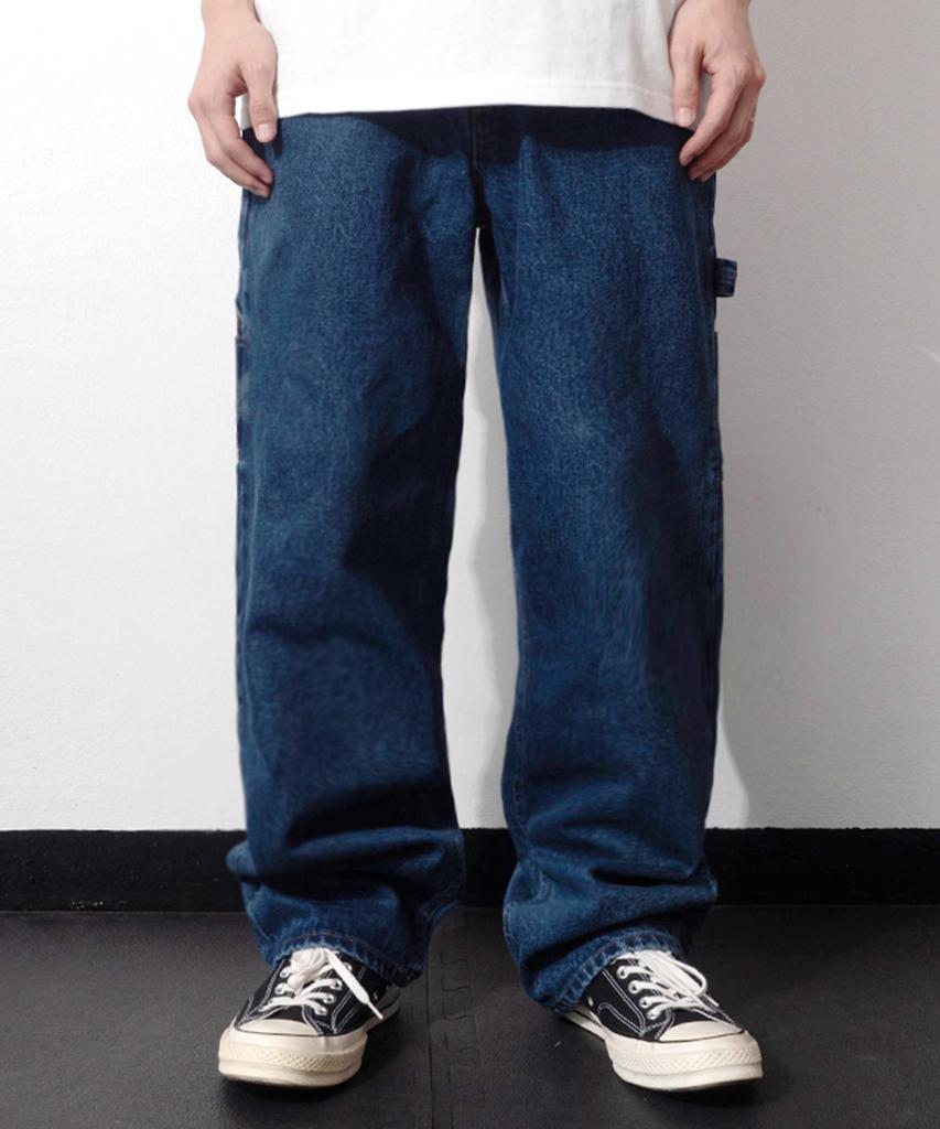 QT8 GARMENTS Rg Джинсовые брюки-карго (Темно-синий)