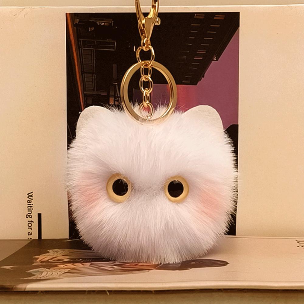 Милый плюшевый брелок с котом, мультяшная кукла, игрушка, подвеска, брелок для женщин, сумка для девочек, Orn