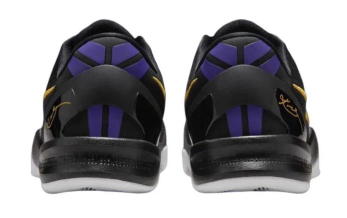 Nike Kobe 8 Protro "Lakers Away" Black/Gold Basketball Shoe Men's HF9550-001