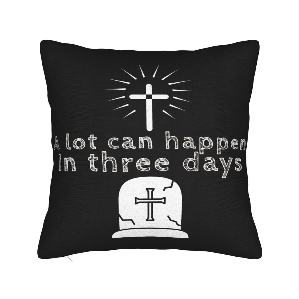 He Is Risen Boho Easter Christian Jesus Pillow Case Fashion Pillow Cover Soft Pillowcases For Chair Sofa Home Decor
