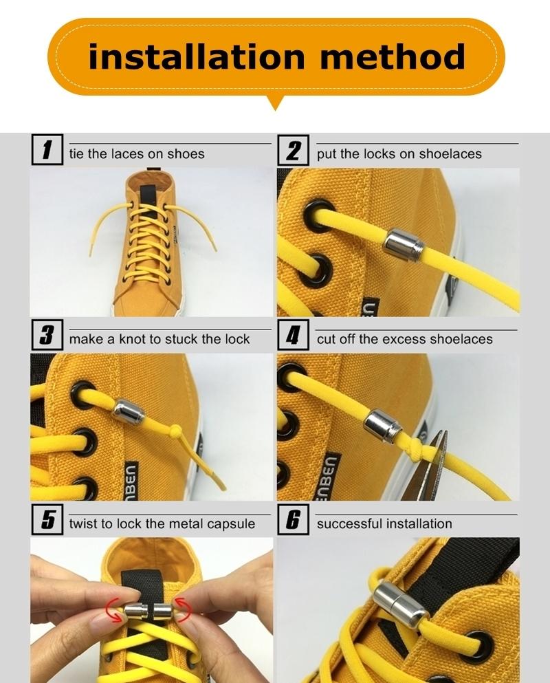 1 пара эластичных шнурков, подходящих для детей и взрослых, кроссовки, шнурки