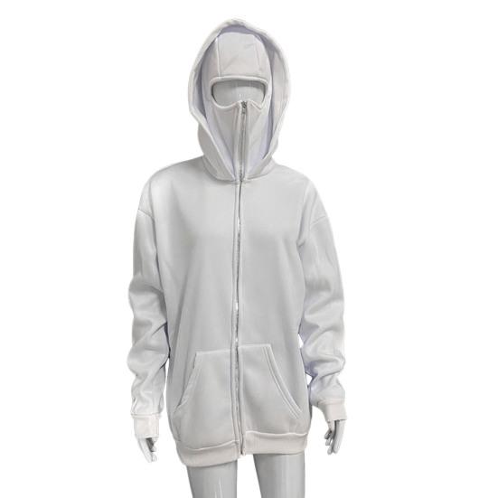 Зимняя теплая толстовка с капюшоном, однотонная повседневная куртка унисекс с двойным капюшоном, свободный крой, толстая теплая толстовка, пальто