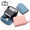 Rfid Card Holder 100% Genuine Leather Business Card Wallet Organ Card Bag Female Bag Japanese
