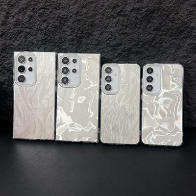 Блестящий прозрачный чехол с рисунком для Samsung S25 S24 FE S23 Ultra S22 S21 Plus A56 A16 A36 A55 A26 A54 A35 противоударный защитный мягкий чехол для телефона