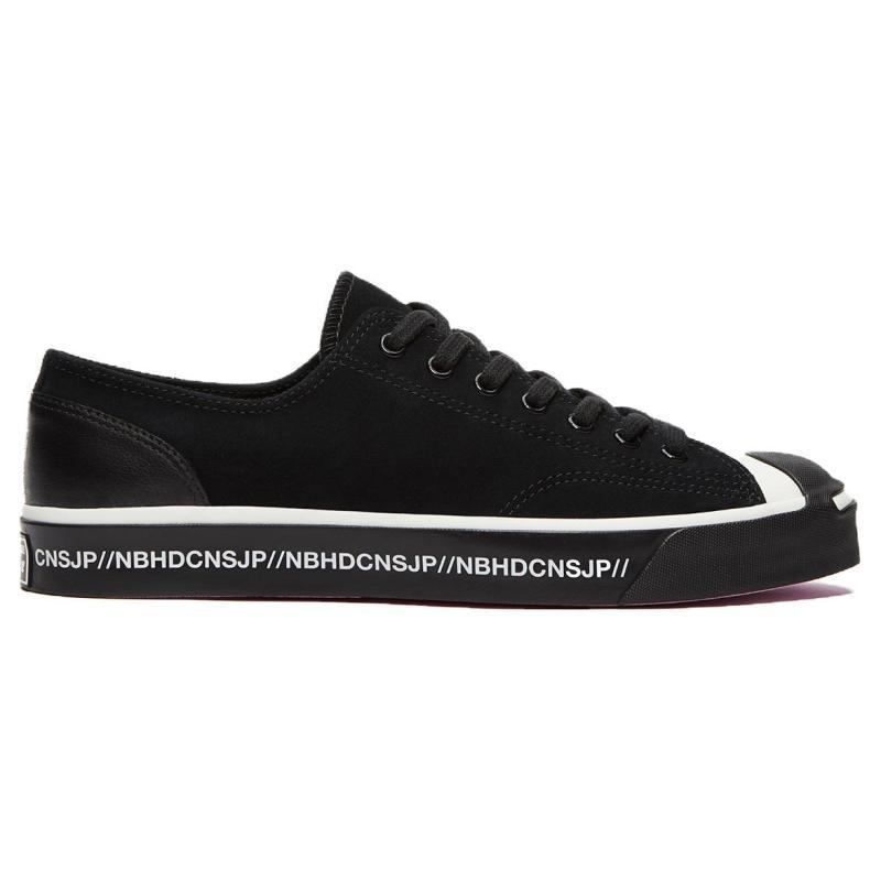 NEIGHBOURHOOD x Converse Jack Purcell Черный Износостойкие и Легкие Низкие Кеды для Скейтбординга Унисекс Черный