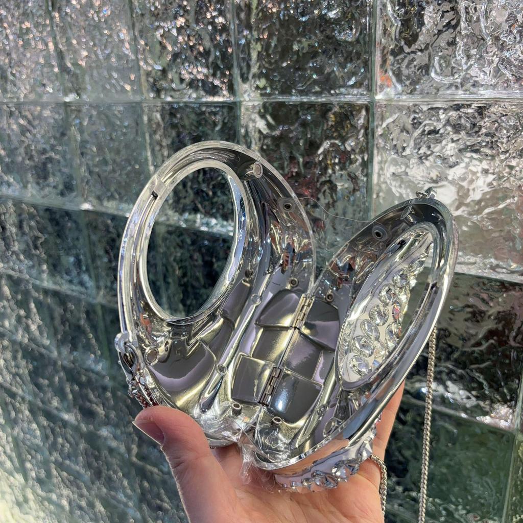 Стильная женская летняя сумочка 2025: Универсальная вечерняя сумка из акриловых страз