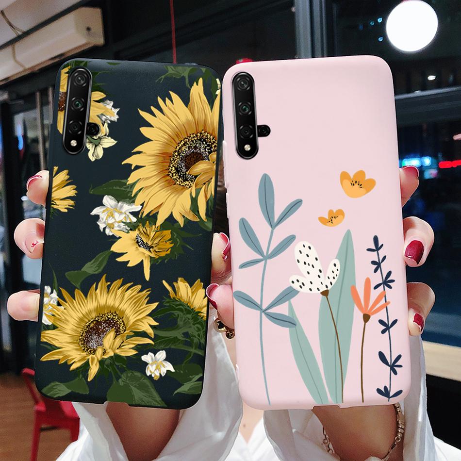 Чехол для Honor 20 Мультяшки Сердце Любви ТПУ Funda Для Huawei Honor 20 Pro Lite YAL-L21 YAL-L41 20S MAR-LX1H Задняя Крышка Чехол для Телефона