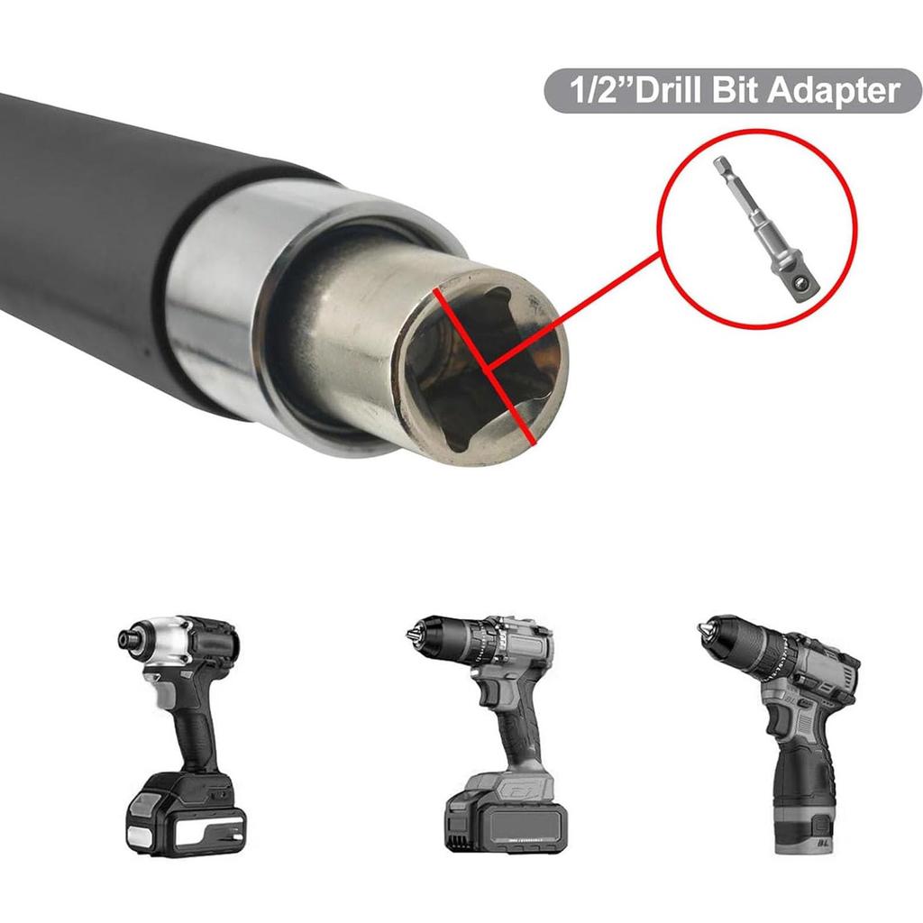JGGLD Offset Extension Ratchet Long Extension Hand Tool for Tight Machine Auto Repair 43 x 4 x 4cm 3/8-inch Wrench, Wrench, Adapter, Spaces, Repair,