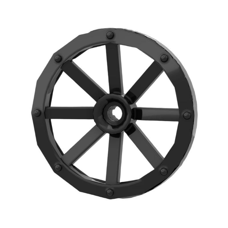 50g MOC 4489 Small Particle Building Blocks Compatible Carriage Wheel Hub 33.8mm