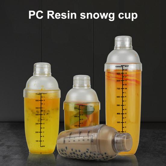 Герметичный шейкер для ПК с весами, миксер для напитков для бармена, кухонные гаджеты