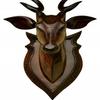 Deer Head Wall Hanging Wooden Deer Artwork Wall Decoration Product Wall Decor
