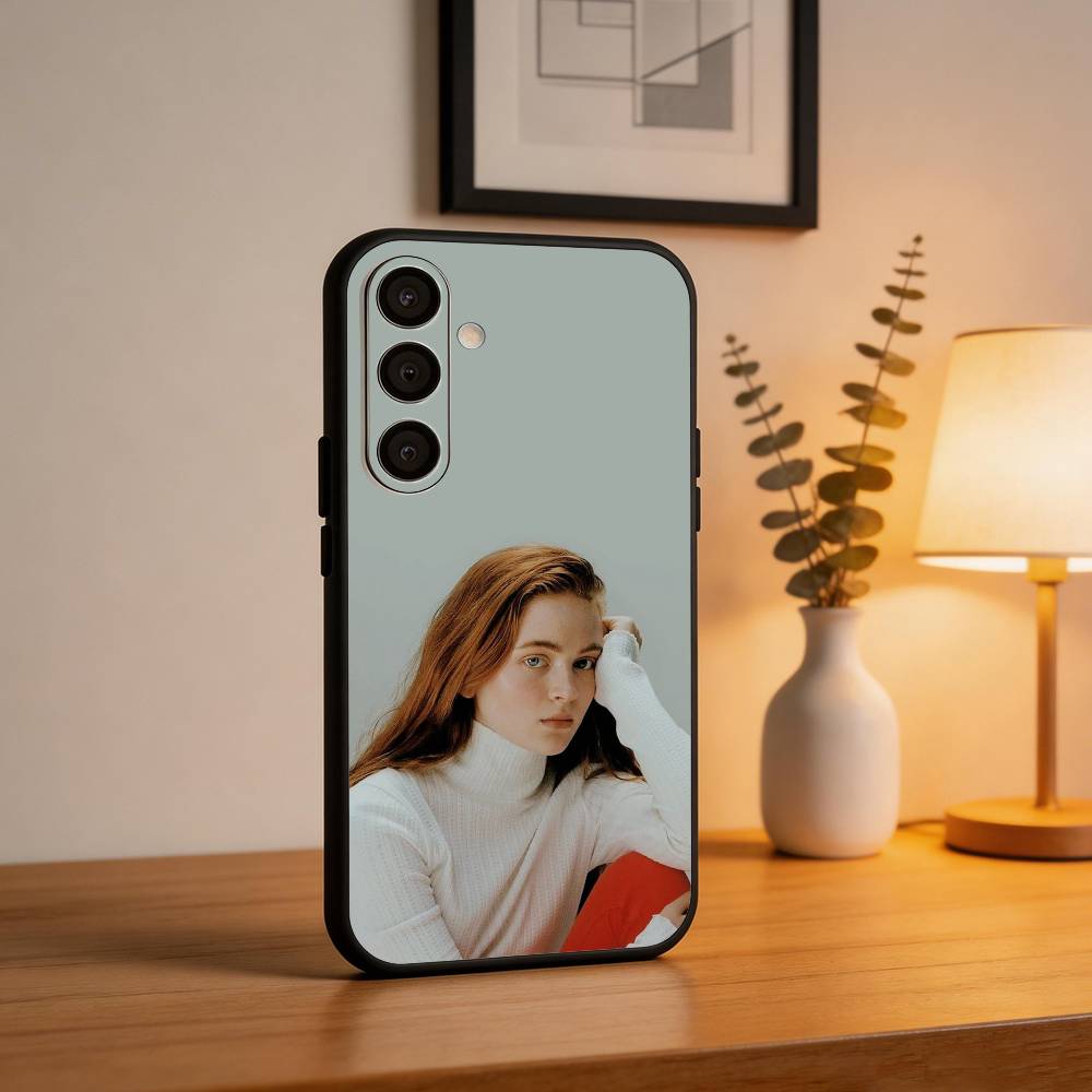 S-Sadie sink Phone Case For Samsung A73,A21s,A22,A31,A32,A52,A53,A71,A80,Soft Black Shell