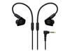 Внутриканальные наушники Audio-Technica ATH-LS50 BK, Черные