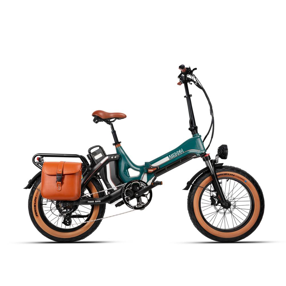 MIHOGO ONE 750W Fat Tire Electric Bike, 167 Mile Range, Dual Battery, 20"x4.0 Tires, Magnesium Alloy Frame for Urban Commute