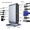 Умная док-станция 12-в-1 USB-C для ноутбуков Apple с HDTV, VGA и расширителем PD