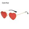 Fancy Accessories UV400 Protection Heart Sun Glasses Heart-Shaped Sunglasses Shades 90s Glasses