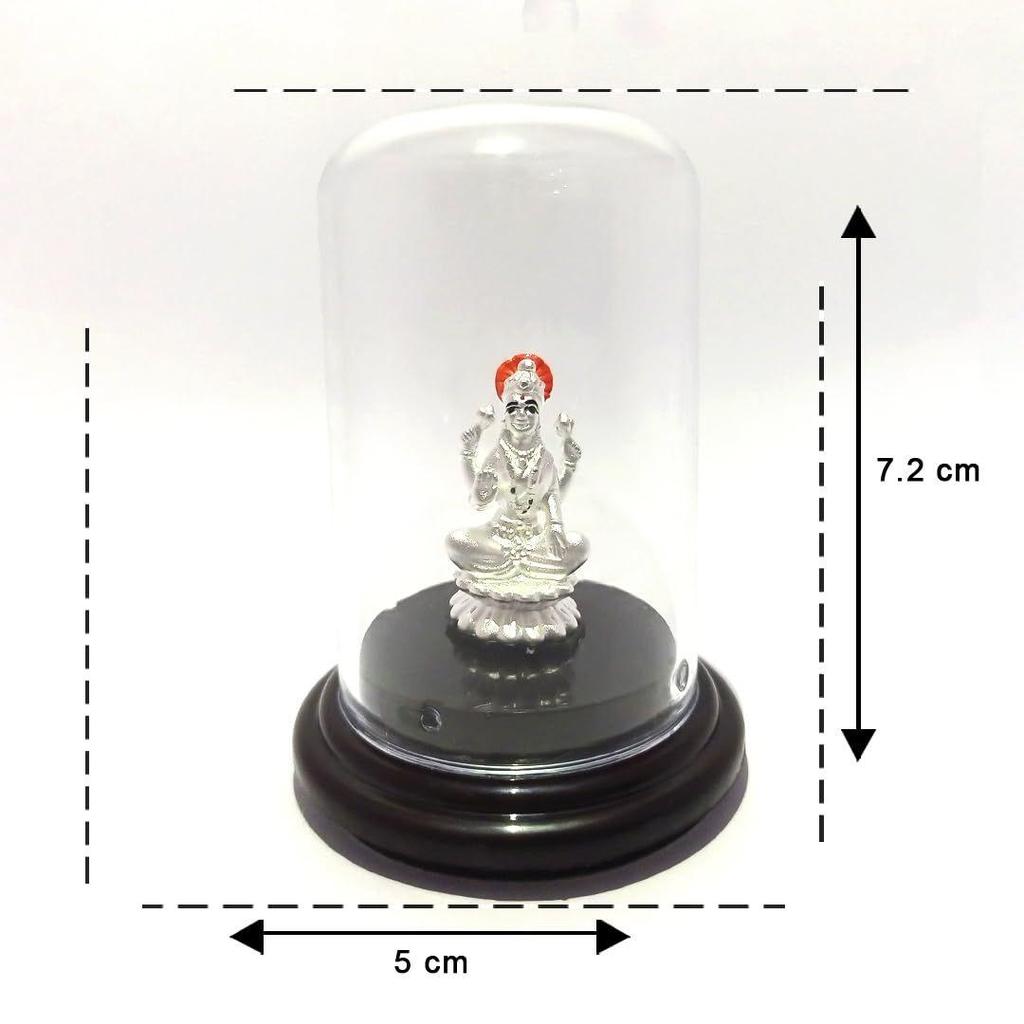 Pure Silver Idol with Base for Pooja/Gift Item/Murti for Puja Room/Gift for Wedding & House Warming Ceremony