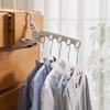 Five-hole Clothes Drying Rack Foldable Clothes Hook New Clothes Drying Artifact  Dormitories
