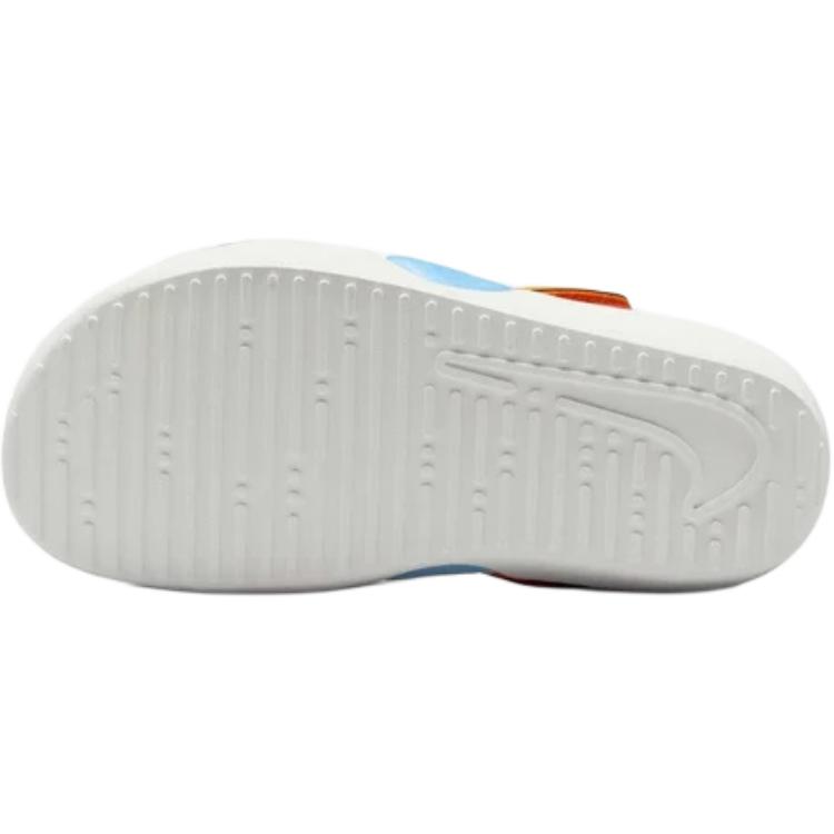 Nike Sunray Protect 4 PS Orange Peel Picante Red Kids Sneakers University-Blue HF6277-800