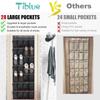 14/24/28/35/40/48 Grid Shoe Rack Mesh Pockets Shoe Storage Bag Over The Door Shoe Organizer  Home