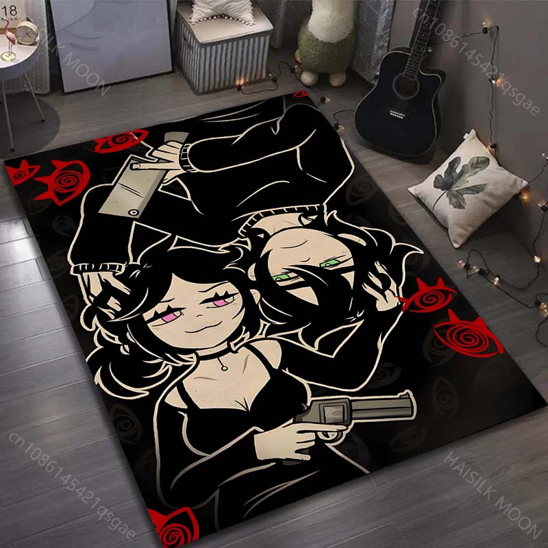 Гроб Энди и Лейли Печатный ковер для гостиной, спальни, украшения дома, нескользящий коврик для пола, современный ковер большого размера