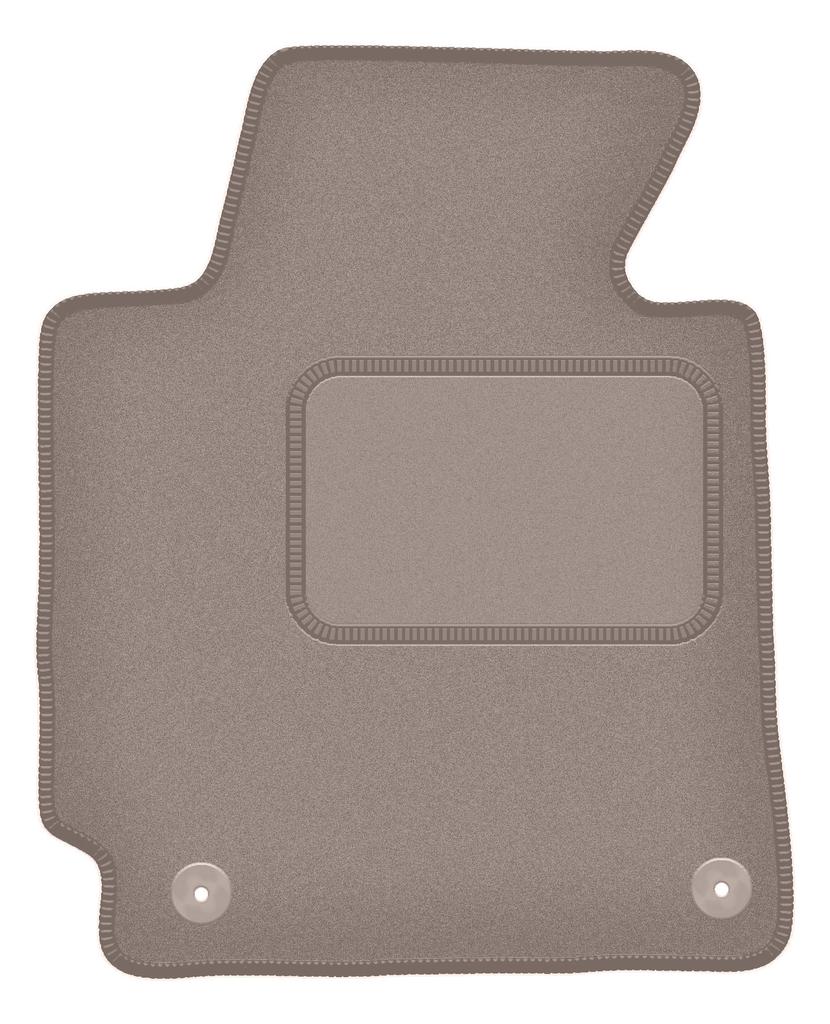 Beige driver's mat for: Hyundai Elantra V coupe, sedan (2010-2016)