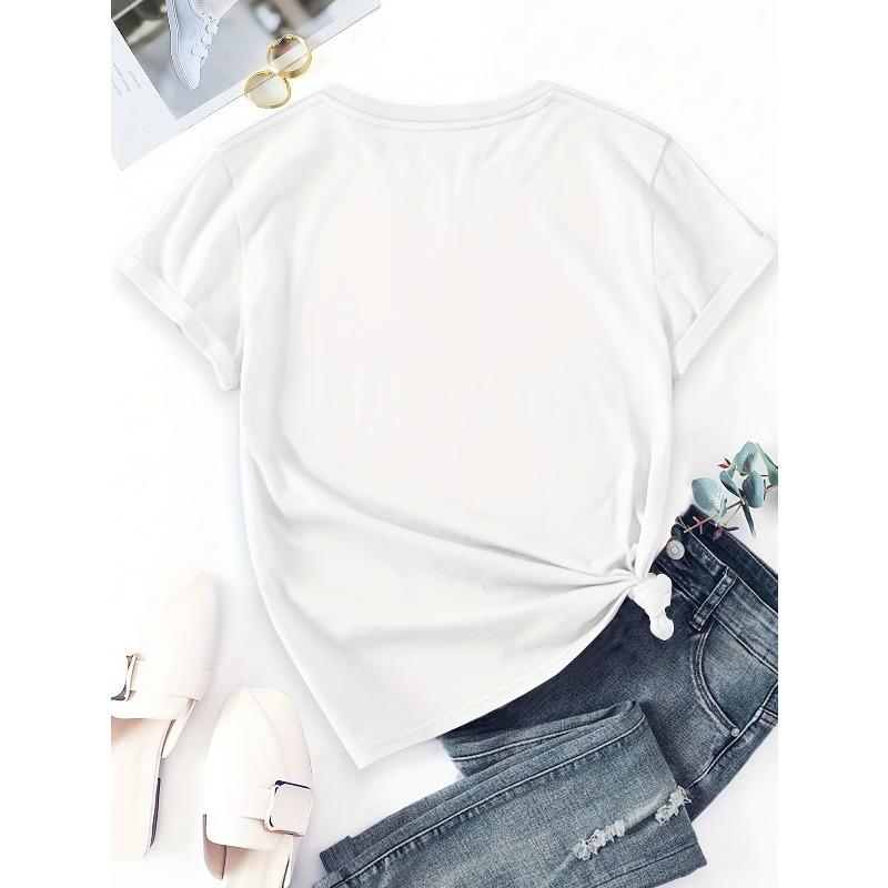 Женская футболка с принтом бабочек и стрекоз, круглый вырез, короткий рукав, весна-лето, повседневная, стандартный крой, топ