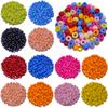 Home Party Supplies Loose Beads Pendant Necklace Bracelet For Jewelry Making Acrylic DIY Crafts Candy Color 9*6mm 40Pcs