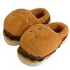 New Style Hamburger Slippers Woman Fuzzy Platform Slides Shoes 3 Layers Zapatillas De Mujer Thick Fur Warm Winter Slipper