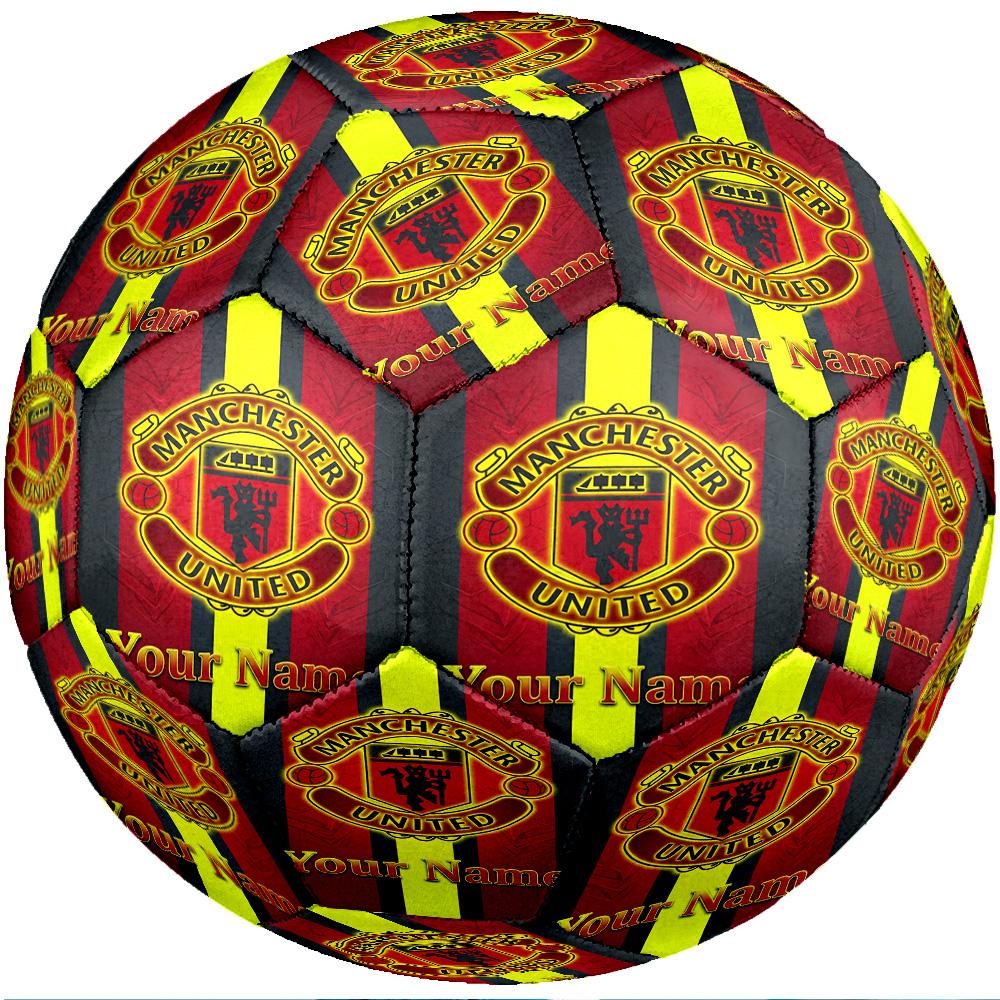 Manchester United Fashion Size 5 Football Wearproof Non‑Slip Soccer Ball For Sports Training Entertainment Use
