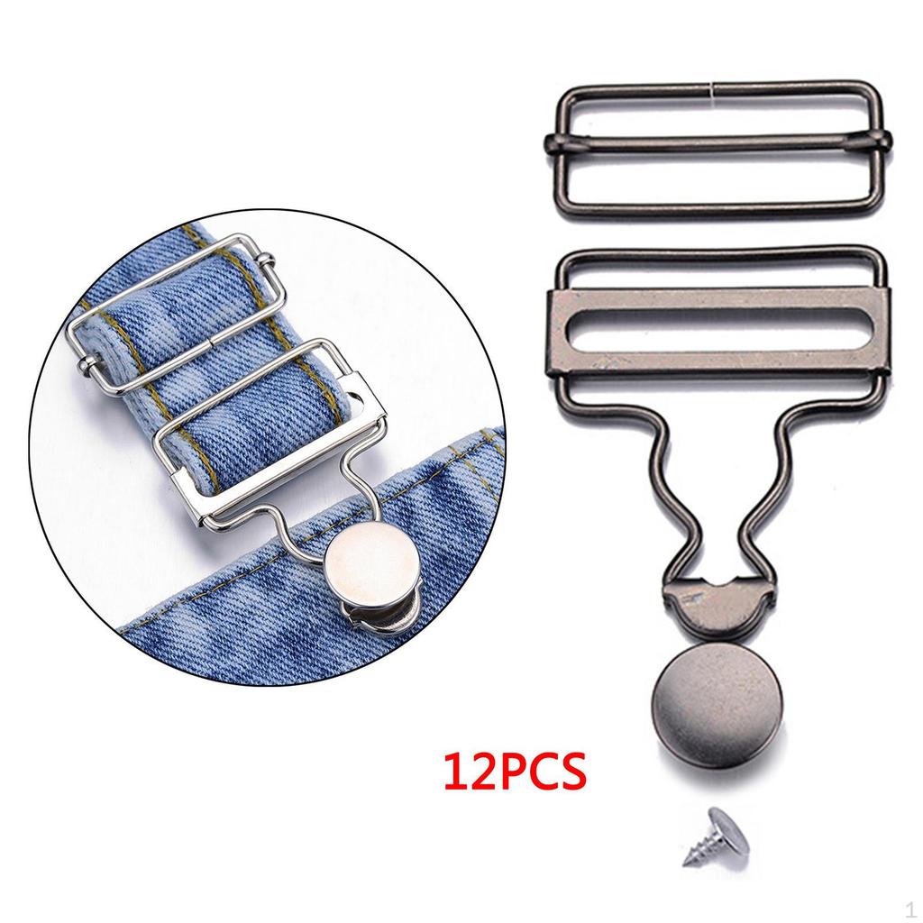 1 Metal Fasteners Clip Buckles Suspenders with Slider