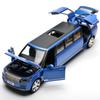 Масштаб 1/32 Land Range Rover, удлиненная литая под давлением модель автомобиля, игрушечный автомобиль со звуком и светом для детей, коллекция подарков для мальчиков и девочек