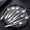 6PCS Christmas Spoons Coffee Cutlery Set Stainless Steel Cutlery Set Dessert Spoon Forks Christmas Gifts Elk Christmas Decoratio