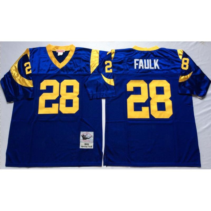 Los Angeles Rams NFL Retro Jersey Men Women Sportswear Football Uniform Fan Apparel Cotton Blend
