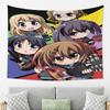 Милый оригинальный аниме-гобелен K-On Декор для девичьей комнаты Подвесная ткань Украшение для стены спальни Аксессуары Фон