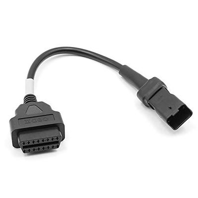 Jaimenalin OBD Кабель для мотоцикла для Ducati 4-контактный штекер Диагностический кабель Адаптер 4-контактный на OBD2 16-контактный