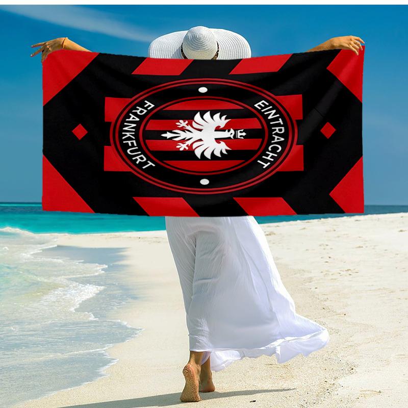 Eintracht Fashion Beach Towel: Ideal for Summer Adventures, Soft, absorbent and quick drying, suitable for swimming and bathing