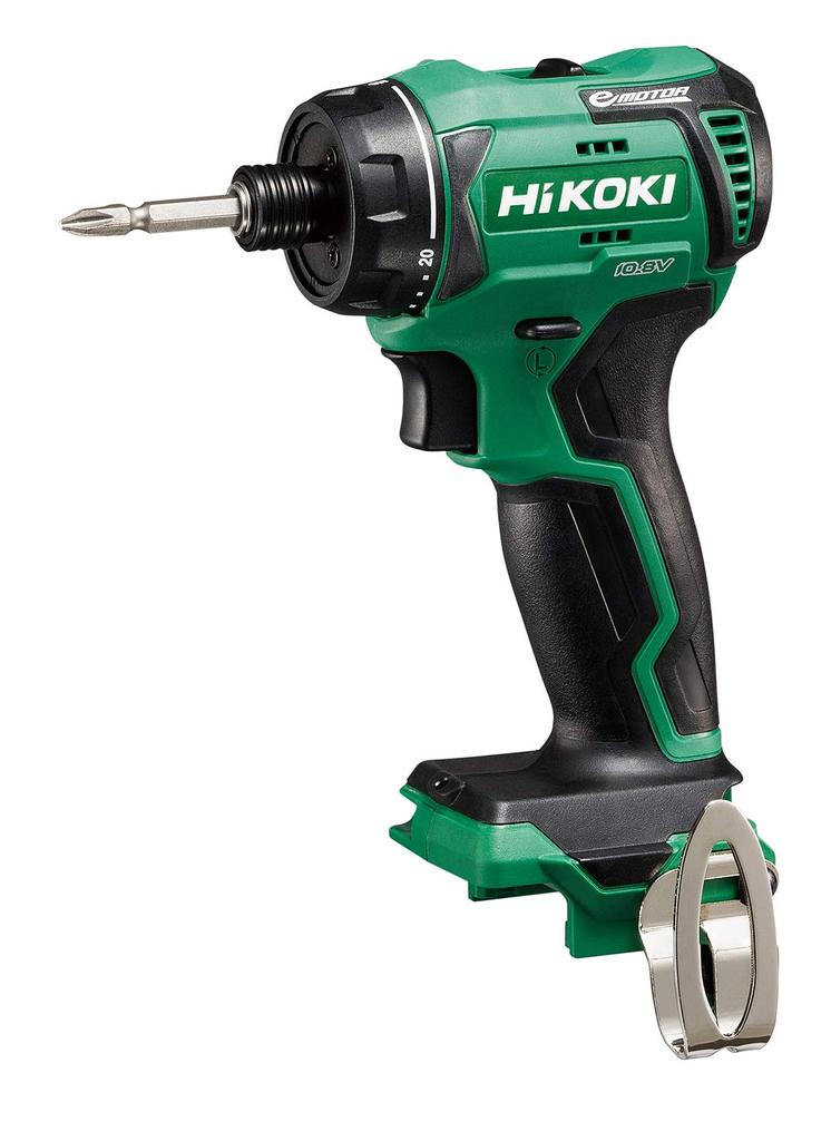 HiKOKI Cordless Driver Main Unit Battery and Charger Sold with Hand Tightening Green Drill, Only, Separately, Mechanism, 10.8V DB12DD(NN),