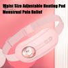 Женская грелка для менструации с 4 режимами вибрационного массажа, регулируемая температура, малошумный, облегчение менструальной боли, беспроводной нагревательный пояс
