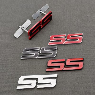 3D Металлический Логотип SS Наклейка на Кузов Автомобиля Задний Значок на Багажник Эмблема на Переднюю Решетку Для SS Camaro Cruze Equinox Blazer Аксессуары